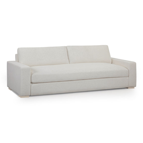 Beckham 96" Upcycled Performance Chenille Sofa - Cream