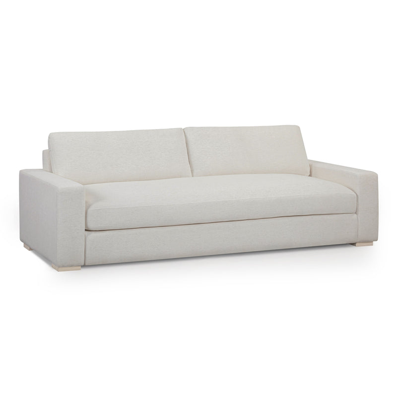 Beckham 96" Upcycled Performance Chenille Sofa - Cream