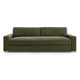 Beckham 96" Upcycled Performance Chenille Sofa - Olive Green