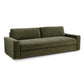 Beckham 96" Upcycled Performance Chenille Sofa - Olive Green