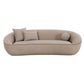 Jenny 98.5" Taupe Performance Faux Mohair Sofa