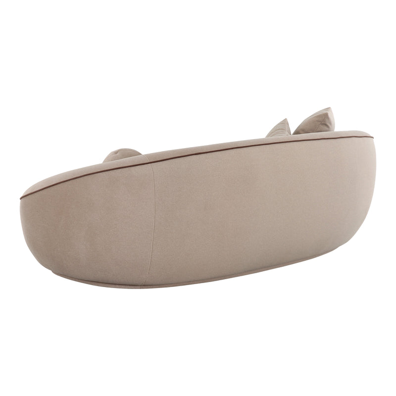 Jenny 98.5" Taupe Performance Faux Mohair Sofa