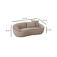 Jenny 78" Taupe Performance Faux Mohair Loveseat