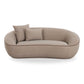 Jenny 78" Taupe Performance Faux Mohair Loveseat