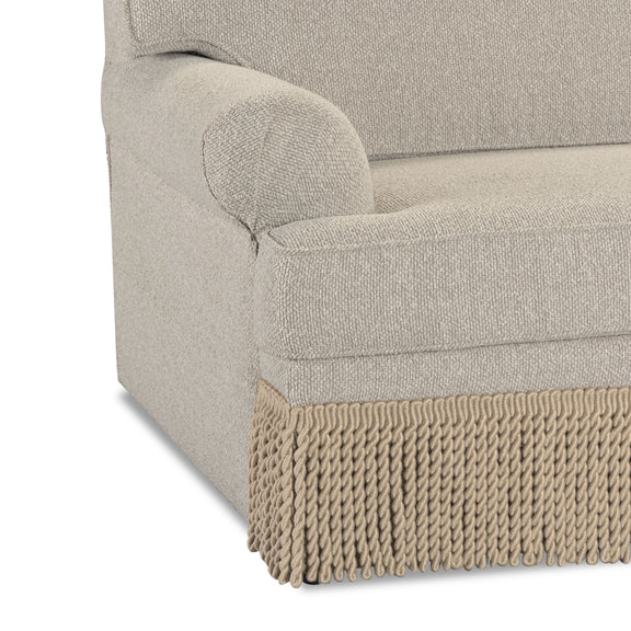 Yvette 3-Piece Warm Grey Performance Boucle L-Sectional