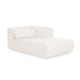 Tarra Cream Performance Chenille Modular Chaise - RAF