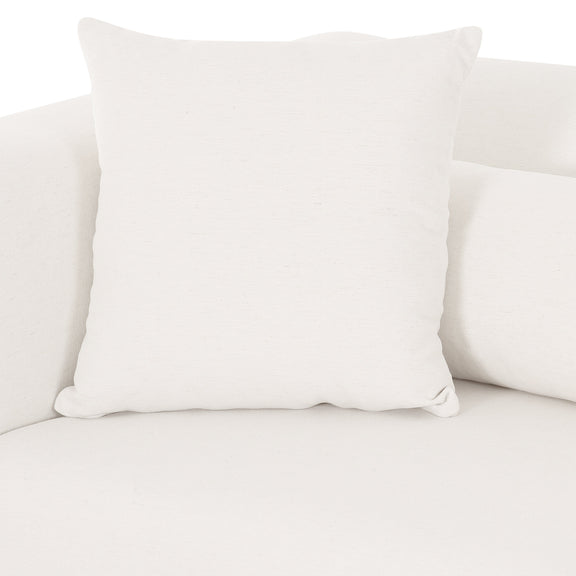 Tarra Cream Performance Chenille Modular Corner Chair - LAF