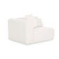 Tarra Cream Performance Chenille Modular Corner Chair - LAF