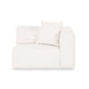 Tarra Cream Performance Chenille Modular Corner Chair - RAF