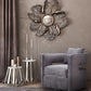 Kennedy Performance Velvet Swivel Accent Chair - Grey
