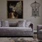Kennedy Performance Velvet Swivel Accent Chair - Grey