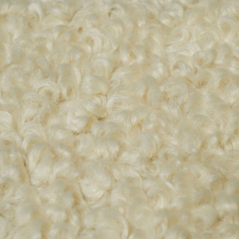 Leonie Beige Faux Shearling Sofa