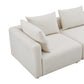 Hangover Cream Boucle 4-Piece Modular Sectional