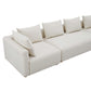 Hangover Cream Boucle 145 inch Long Sofa