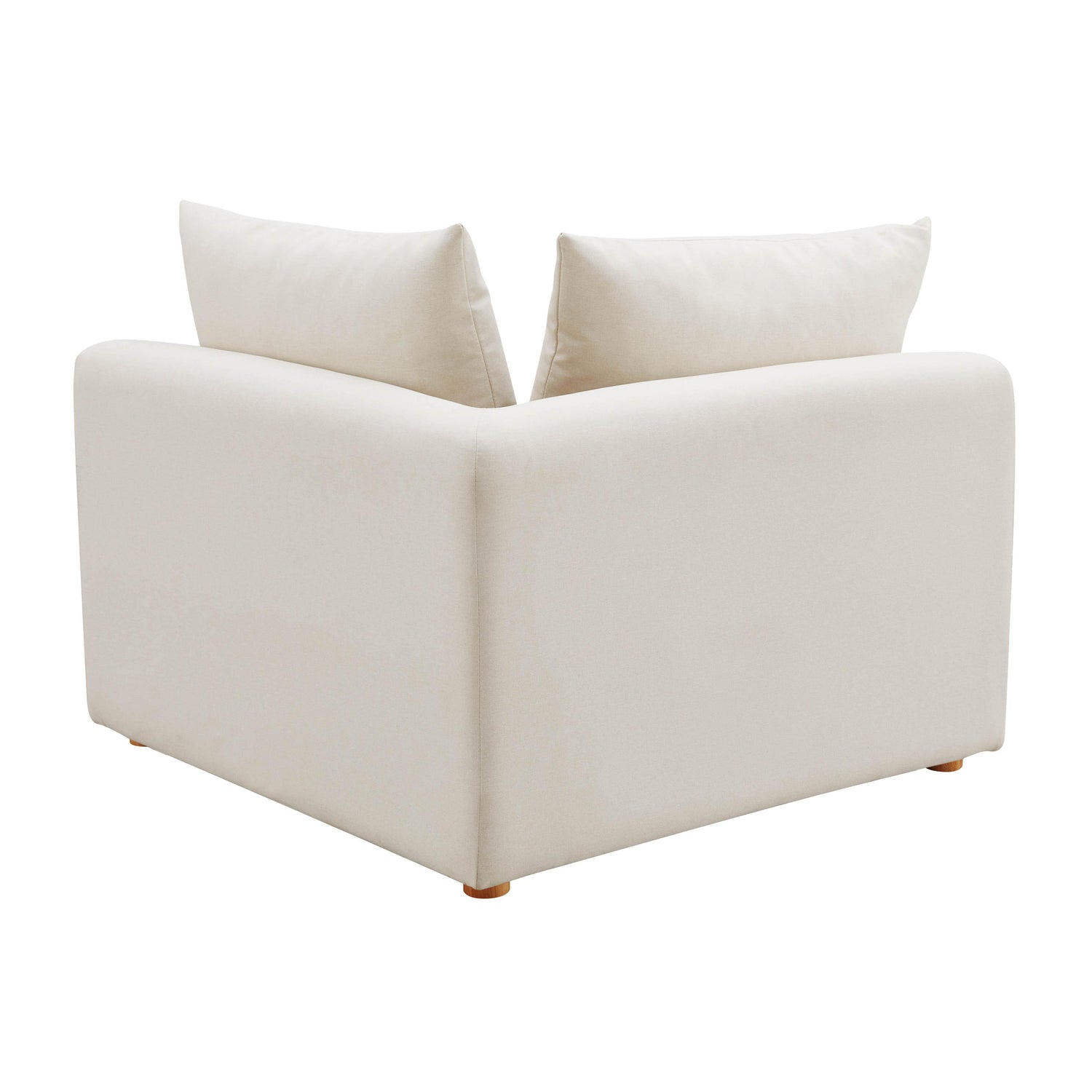 Hangover Cream Performance Linen Modular Corner Chair