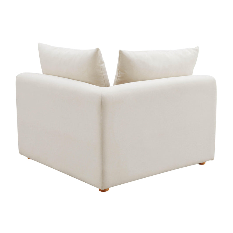 Hangover Cream Performance Linen Modular Corner Chair