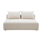 Hangover Cream Performance Linen Modular Loveseat