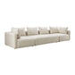 Hangover Cream Performance Linen 145 inch Long Sofa