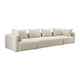 Hangover Cream Performance Linen 145 inch Long Sofa