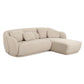 Misty 2-Piece Cream Performance Boucle L-Shaped Sectional - RAF