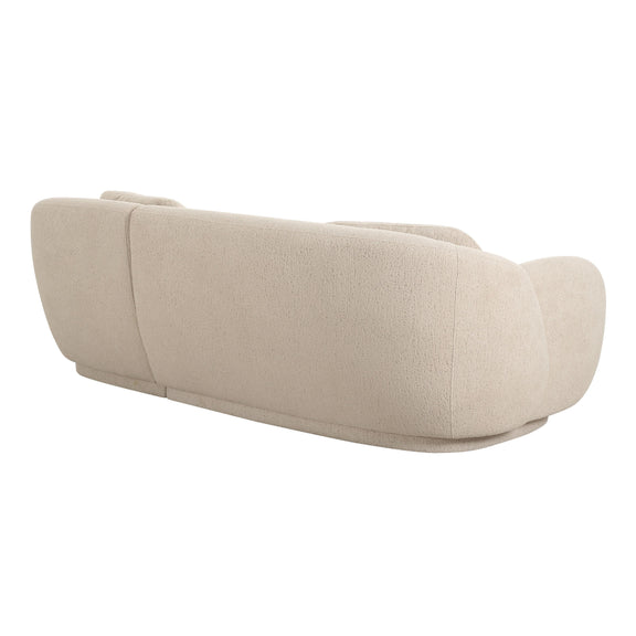 Misty 2-Piece Cream Performance Boucle L-Shaped Sectional - RAF
