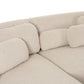 Misty Cream Boucle Sectional - LAF