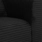 Tarra Fluffy Oversized Black Corduroy Modular RAF Corner Chair