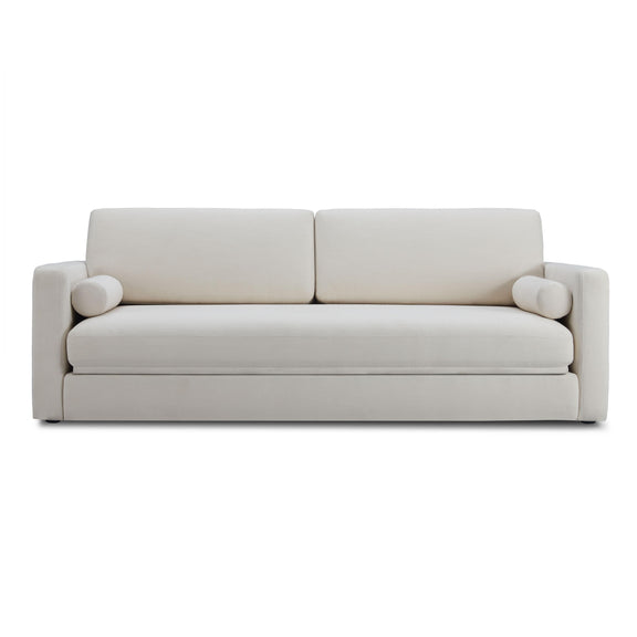 Ryan 91" Cream Upcycled Performance Linen Sleeper Sofa