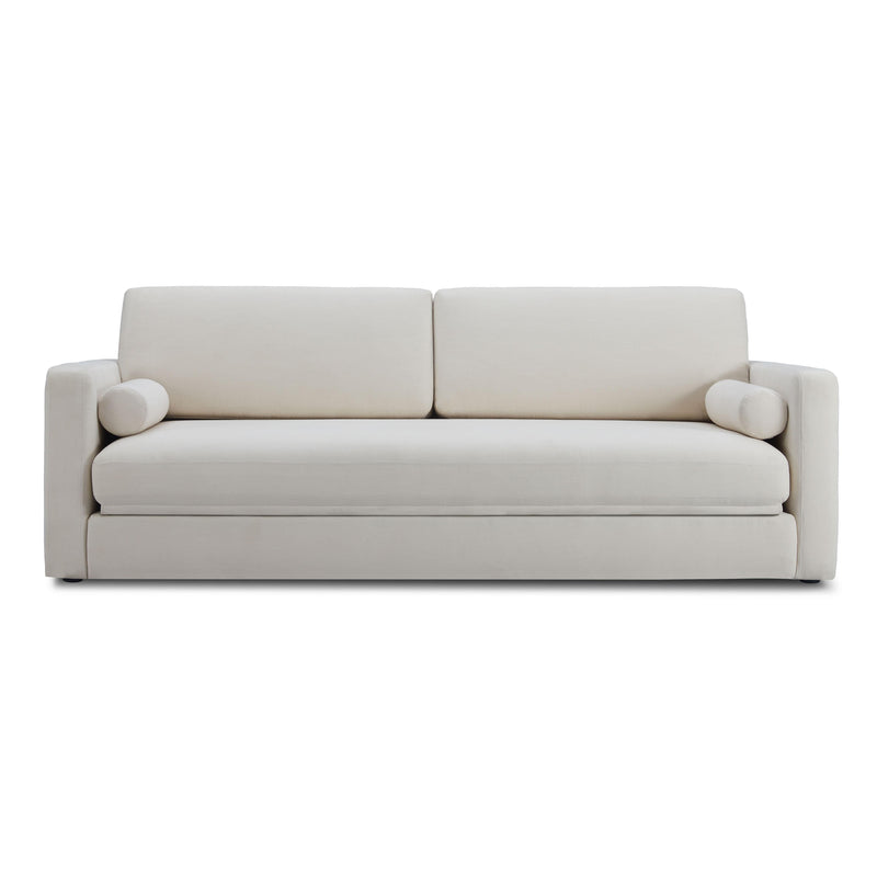 Ryan 91" Cream Upcycled Performance Linen Sleeper Sofa