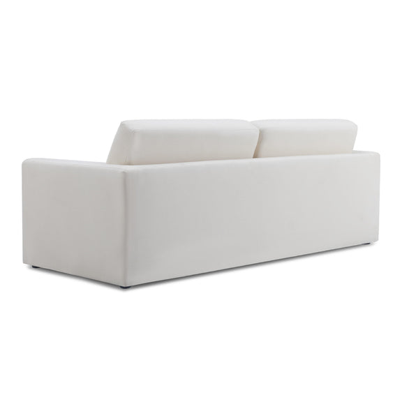 Ryan 91" Cream Upcycled Performance Linen Sleeper Sofa