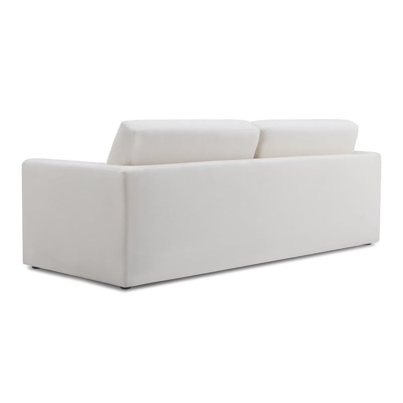 Ryan 91" Cream Upcycled Performance Linen Sleeper Sofa