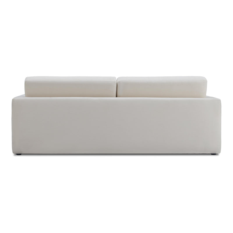 Ryan 91" Cream Upcycled Performance Linen Sleeper Sofa