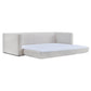 Ryan 91" Cream Upcycled Performance Linen Sleeper Sofa