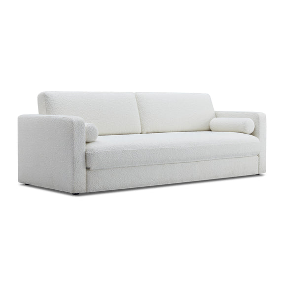 Ryan 91" Performance Boucle Sleeper Sofa - Cream