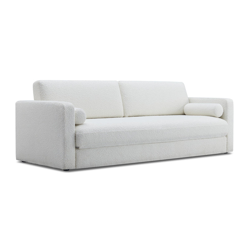 Ryan 91" Performance Boucle Sleeper Sofa - Cream