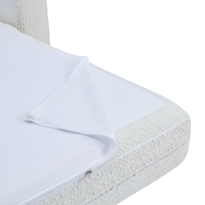 Ryan 91" Performance Boucle Sleeper Sofa - Cream