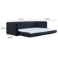 Ryan 91" Performance Boucle Sleeper Sofa - Black