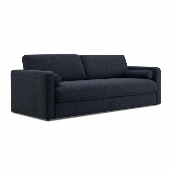 Ryan 91" Performance Boucle Sleeper Sofa - Black