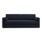 Ryan 91" Performance Boucle Sleeper Sofa - Black