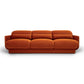 Azalea Rust Orange Velvet Sofa