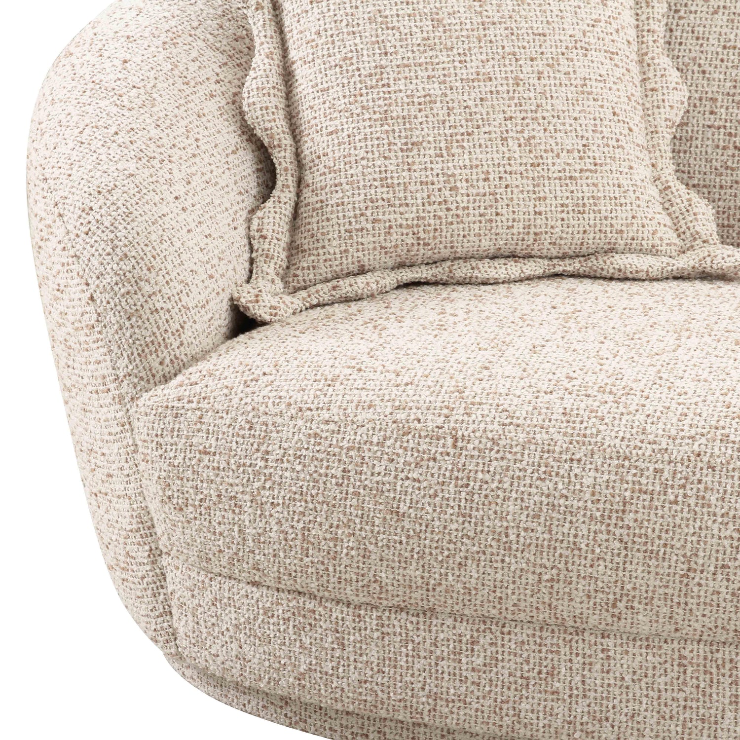 Marion Two-Tone Textured Boucle Sectional