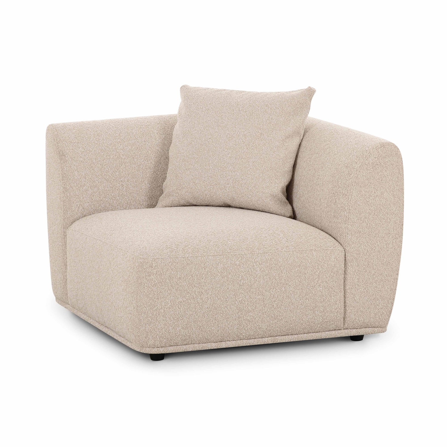Sylvie Cream Boucle Corner Chair