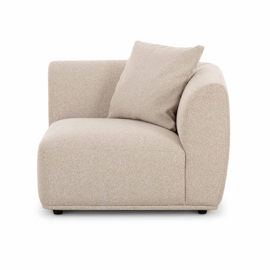 Sylvie Cream Boucle Corner Chair