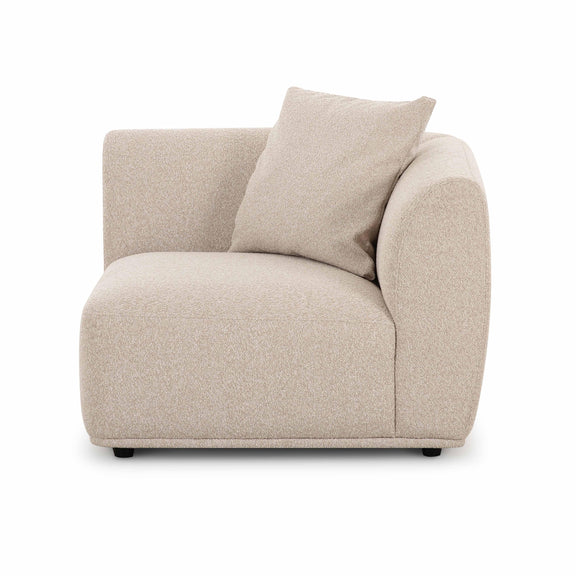 Sylvie Cream Boucle Corner Chair