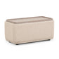 Sylvie Cream Boucle Ottoman Table