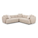 Sylvie Cream Boucle 3-Piece Sectional
