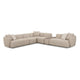 Sylvie Cream Boucle 6-Piece Large Sectional