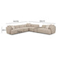 Sylvie Cream Boucle 6-Piece Large Sectional