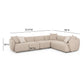 Sylvie Cream Boucle 4-Piece Sectional