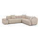 Sylvie Cream Boucle 4-Piece Left Chaise Sectional
